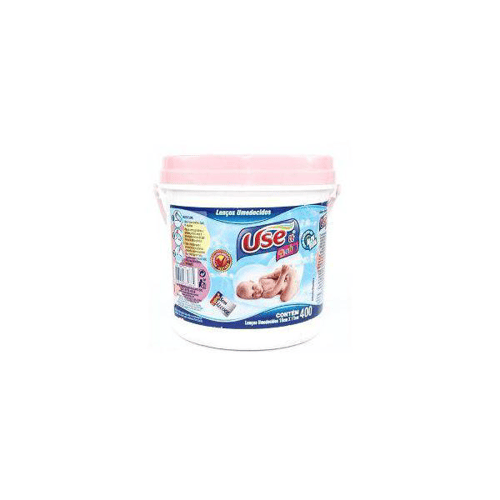 Imagem do produto Lenco Umed Use It Balde Rosa 400Un
