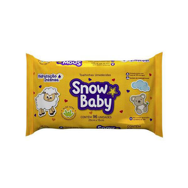 Lenço Umedecidas Snow Baby Hidratacao Intensa 90Un
