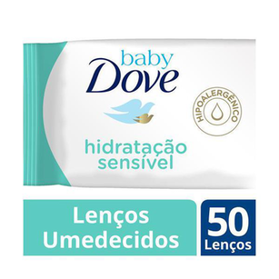 Lenco Umedecido Baby Dove Hidratacao Sensivel C 50