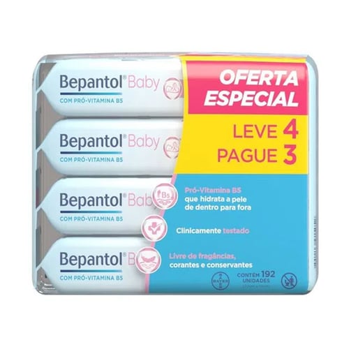 Lenço Umedecido Bepantol Baby Com 48 Unidades Cada