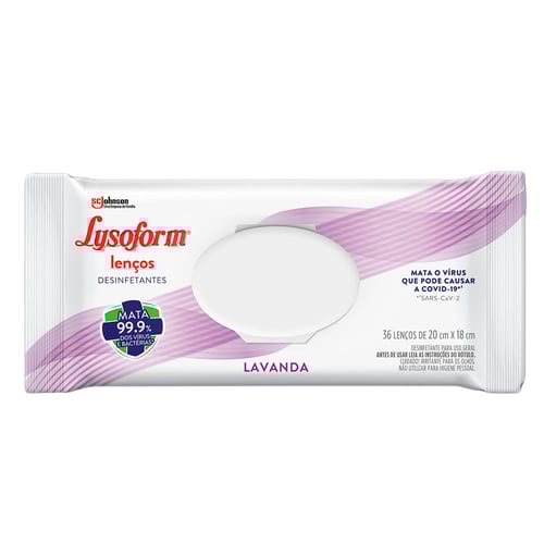 Imagem do produto Lenço Umedecido Lysoform Lavanda Com 36 Unidades 36 Unidades