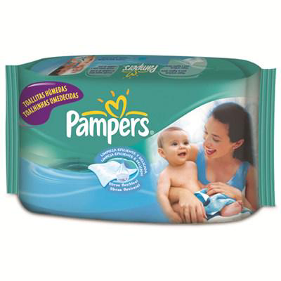 Imagem do produto Lenco - Umedecido Pampers Toalhas Regular Com 64 Unidades