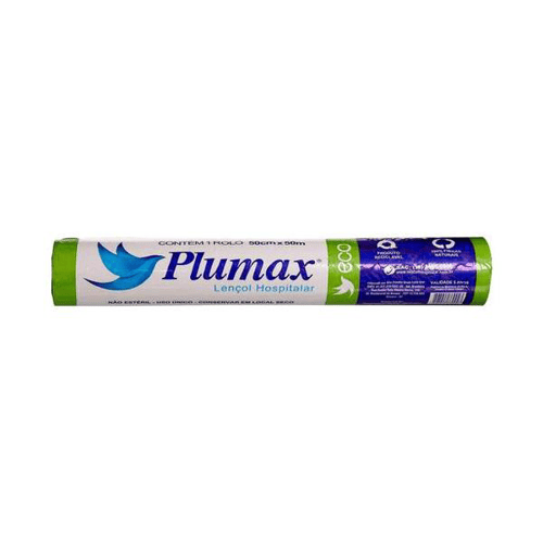 Imagem do produto Lençol Descartável De Papel Em Rolo 100% Fibras Naturais Plumax Eco 70Cm X 50M
