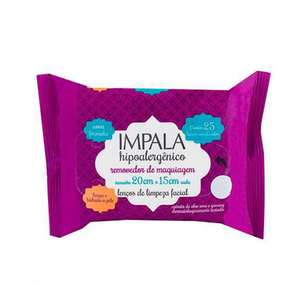 Imagem do produto Lenços Removedor De Maquiagem Impala 25Un.