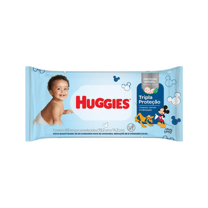 Imagem do produto Lenços Umedecidos Huggies Tripla Proteção Com 88 Unidades Panvel Farmácias