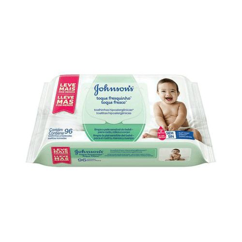 Lenços Umedecidos Johnson`S Baby 96Un.