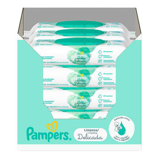 Imagem do produto Lenços Umedecidos Pampers Limpeza Delicada 12 Apresentações Com 48 Unidades Cada Panvel Farmácias