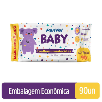 Imagem do produto Lencos Umedecidos Panvel Baby 96 Unidades
