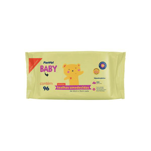 Imagem do produto Lencos Umedecidos Recem Nascido Panvel Baby Com 96 Unidades
