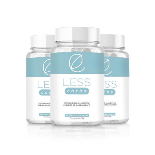Imagem do produto Lesscarbs Inibidor De Carboidrato 90 Dias 90 Cápsulas + Ebook Eleve Life