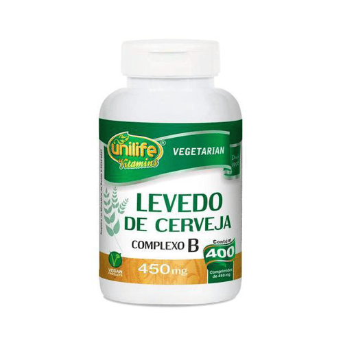 Imagem do produto Levedo De Cerveja 450Mg 400 Comprimidos Unilife