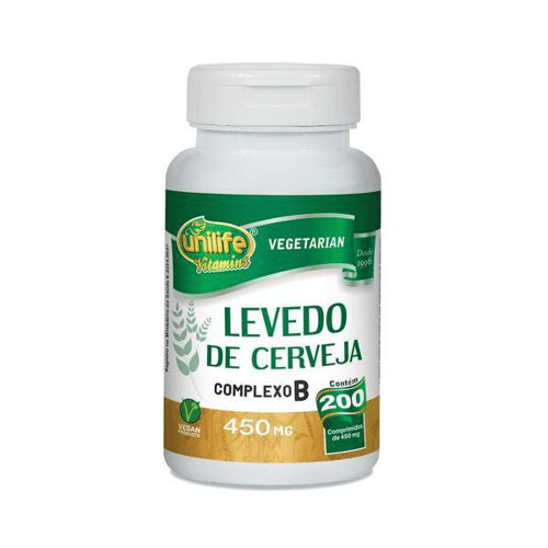 Imagem do produto Levedo De Cerveja Unilife 200 Comprimidos De 450Mg