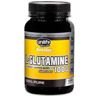 Imagem do produto Lglutamina 100% Pura 120 Cápsulas Unilife