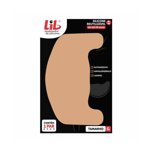 Imagem do produto Lib Modelador Para Seios De Silicone Reutilizavel Tamanho G 1 Par