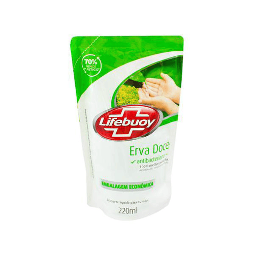 Lifebuoy Sabonete Liquido Hand Wash Erva Doce Refil De 220Ml