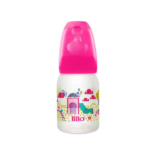 Lillo Mamadeira Divertida Orto Sil 120 Ml Tamanho 1 Rosa