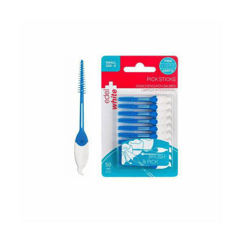 Imagem do produto Limpeza Interdental Edel White Picks Sticks Small 50 Unidades