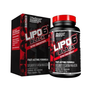 Lipo 6 Black 60 Cápsulas Nutrex