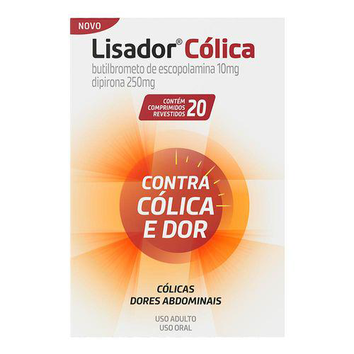 Lisador Cólica 20 Comprimidos Revestidos