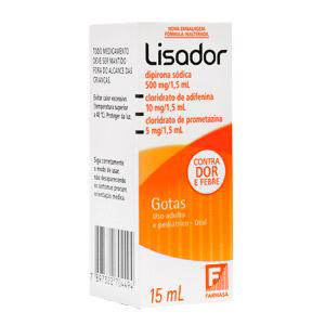 Imagem do produto LISADOR FRASCO COM 15ML - GOTAS 15ML