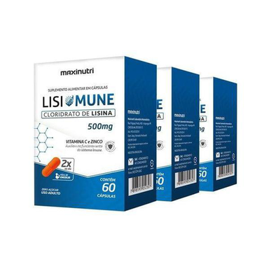 Imagem do produto Lisimune Maxinutri 500Mg Com 60 Cápsulas