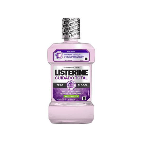 Listerine Antisseptico Bucal Cuidado Total Zero 250Ml