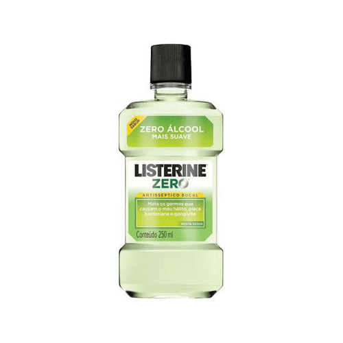 Listerine Zero 250Ml Menta Verde