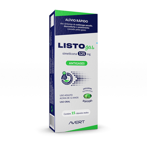Imagem do produto Listogas 125Mg Com 15 Cápsulas