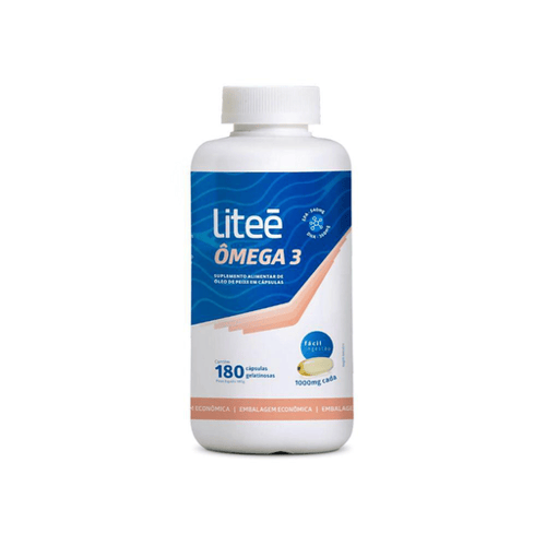 Imagem do produto Liteé Omega 3 180 Cápsulas 1000Mg 540Mg Epa E 360Mg Dha