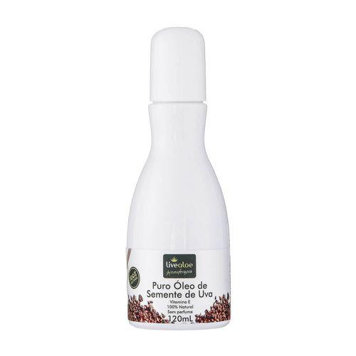 Live Aloe Puro Óleo De Semente De Uva 120Ml Live Aloe