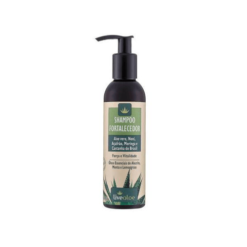 Imagem do produto Shampoo Vegano Fortalecedor Natural 240Ml Livealoe