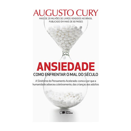 Imagem do produto Livro Ansiedade Autor Augusto Cury