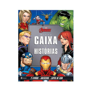 Imagem do produto Livro Minha Caixa De Histórias Vingadores Com 2 Livos, Adesivos E Lápis Culturama