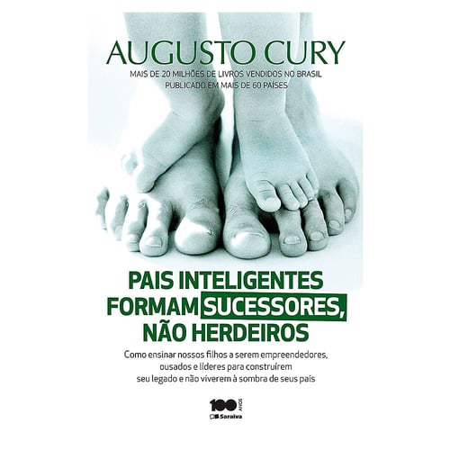 Imagem do produto Livro Pais Inteligentes Formam Sucessores, Não Herdeiros Autor Augusto Cury