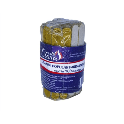 Lixa Mini Para Unhas Parda 100 Unid Ref: 4130 Santa Clara