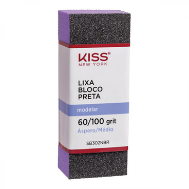 Lixa Para Unha Bloco Preta Kiss New York
