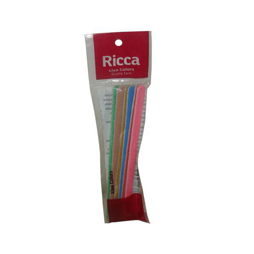 Imagem do produto Lixa Para Unha Ricca Com 06 Unidades Ref: 363