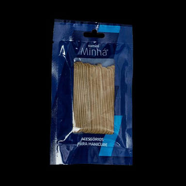 Imagem do produto Lixa Para Unhas Minná Mini Mostarda 9Cm Com 24Un