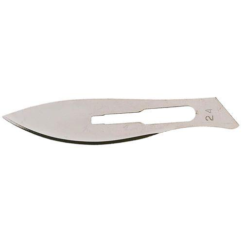 Lmina De Bisturi Labor Import Aço Carbono Nr 24