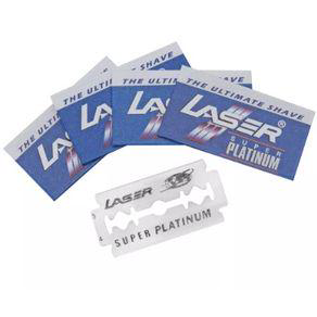 Lmina Santa Clara Para Barbear Laser Super Platinum Com 5 Peças