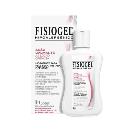 Loção Cremosa Fisiogel A.i. Ação Calmante Pele Seca, Irritada E Sensível 200Ml