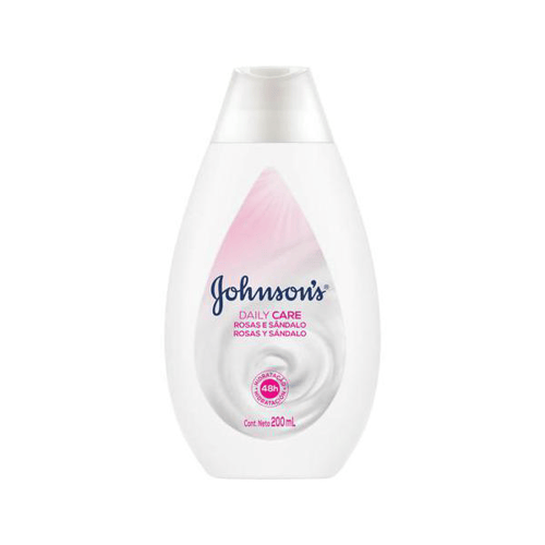 Loção Deo Hidratante Johnsons Daily Care Rosas Sndalo 200Ml