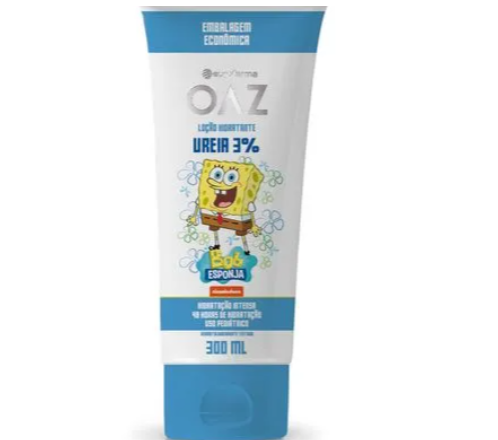 Imagem do produto Loção Hidratante Infantil Oaz Ureia 3% Bob Esponja - 300Ml