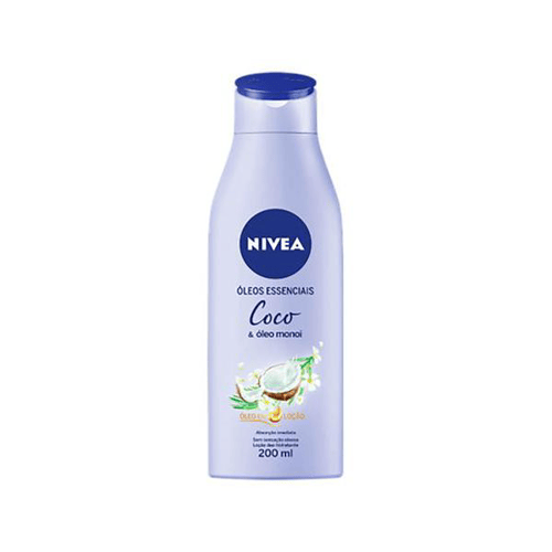 Loção Hidratante Nivea Óleo Essenciais Coco 200Ml