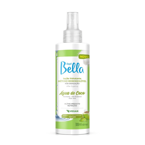 Loção Hidratante Pósdepilação Método Hidrossolúvel Depil Bella 300Ml