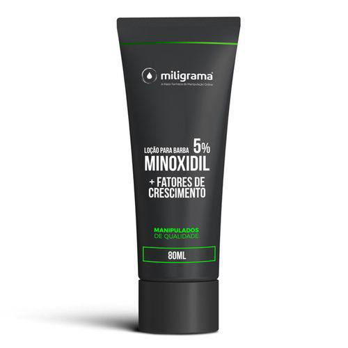 Imagem do produto Loção Para Barba Com Fatores De Crescimento Com Minoxidil 5% 80Ml