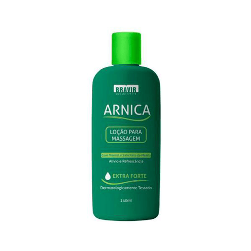 Imagem do produto Loção Para Massagem Arnica Bravir Extra Forte 240Ml