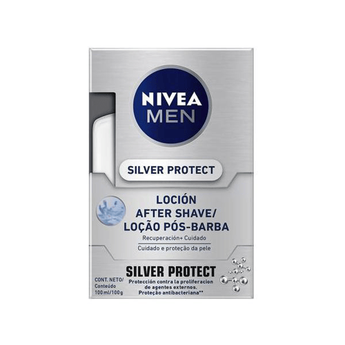 Imagem do produto Locao - Pos Barba Nivea Silver Protect 100