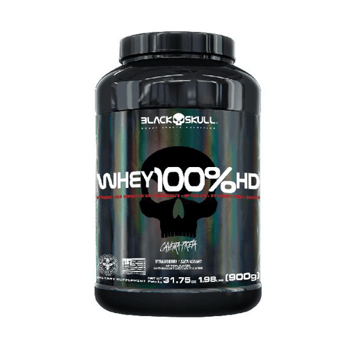 Imagem do produto Loja Whey 100% Hd 900G Black Skull