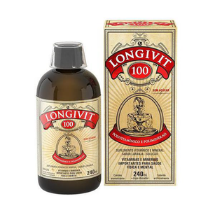 Longivit 100 Com 240Ml Longivit 100 Polivitamínico Com 240Ml